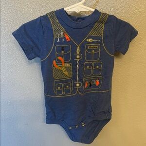 Carhartt Blue Graphic Bodysuit